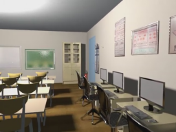 3D модель кабинета информатики